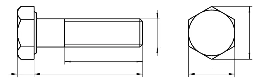 Dane techniczne śruby DIN 931