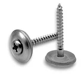 4,5x50 A2  Wkręt do drewna z podkładką EPDM