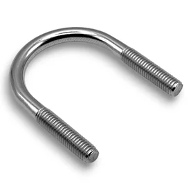 61,0mm M8 A2 Uchwyt do rur typu U-Bolt DIN 3570A